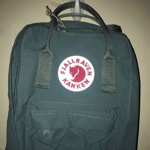 Mini green Kanken backpack
